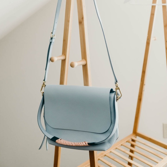 fossil maya crossbody blue